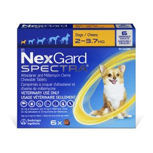 NexGard Spectra chewable tablets for dogs