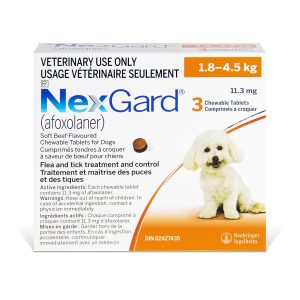 NexGard chewable tablets for dogs