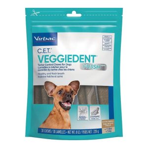 C.E.T VeggieDent FR3SH Chews for Dogs