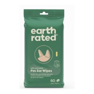 Earth Rated Ear wipes for pets 60 /Pack