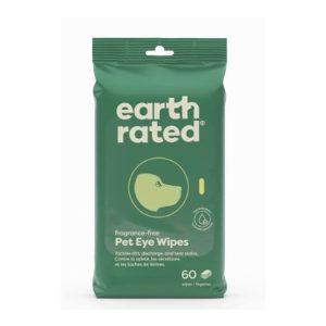 Earth Rated Eye wipes for pets 60 /Pack