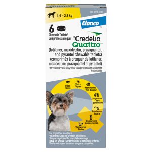 Elanco Credelio Quattro chewable tablet for dogs