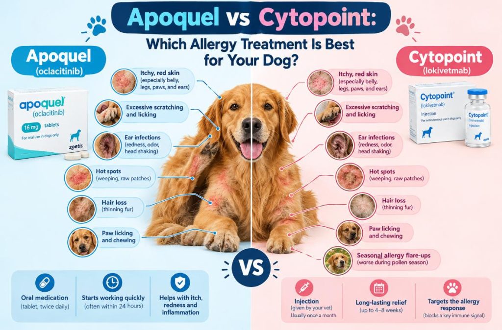 Apoquel vs Cytopoint: Which Allergy Treatment Is Best for Your Dog? | KindPrice PetCare
