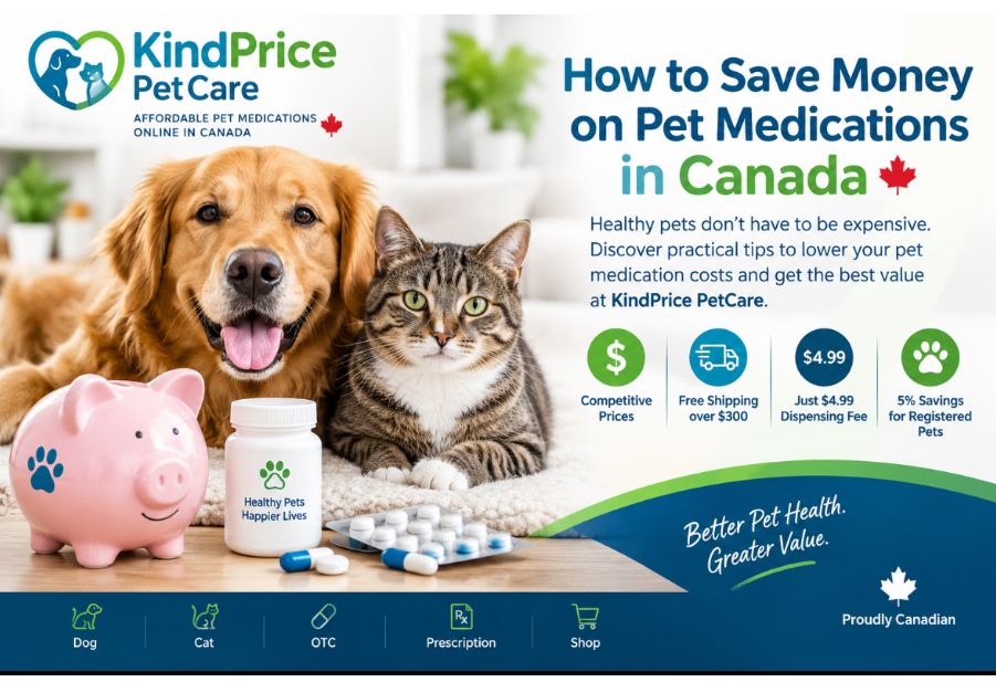 How to Save Money on Pet Medications in Canada: A Practical Guide | KindPrice PetCare