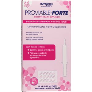 Nutramax Proviable Forte kit for cats and small dogs