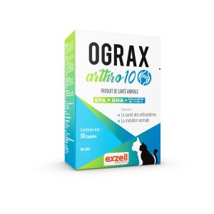 Exzell Ograx Arthro 10 capsules for small dogs and cats